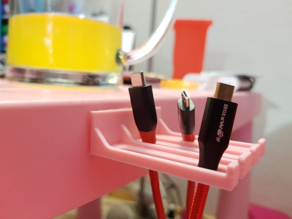 Soportes para cables USB de 3 polos