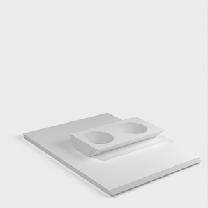 Organizador de baño para almacenamiento de accesorios.