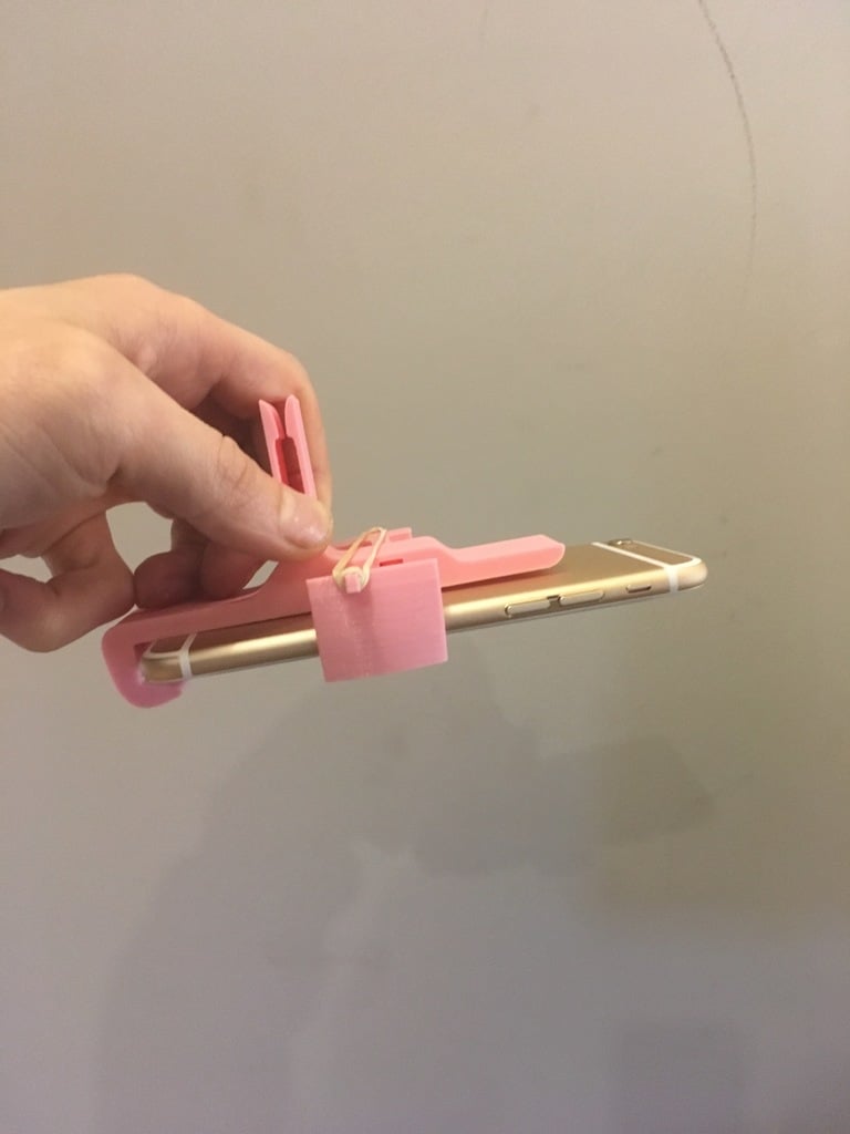 Soporte universal para teléfono móvil con autocierre para ventilación