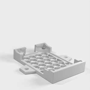 Geekworm Raspberry Pi 4 Armour Case Soporte de pared o escritorio