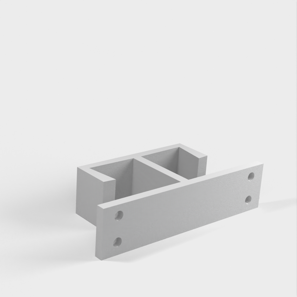 Portacables doble para mesa / Portacables debajo de la mesa para escritorio IKEA
