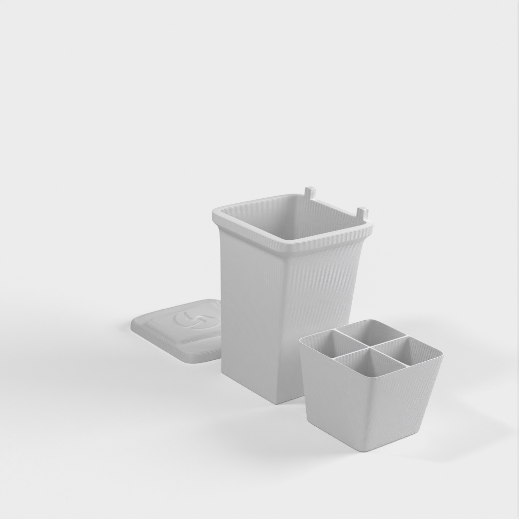 Mini papelera para organizar objetos pequeños