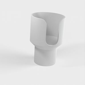 Adaptador de portavasos para tazas más grandes