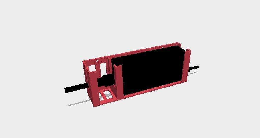 Fuente de alimentación Filastruder Montaje en pared con soporte para cables