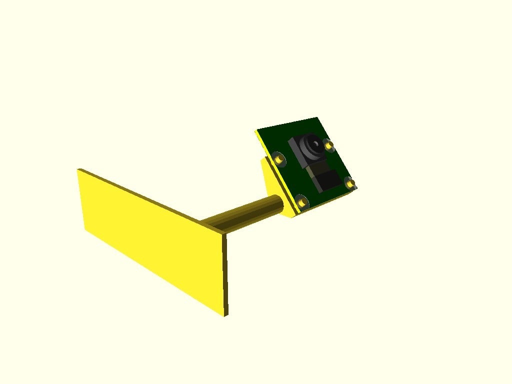 Soporte de montaje autoadhesivo para cámara Raspberry Pi v2.1