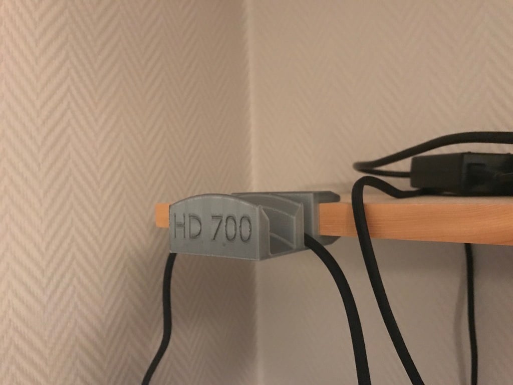 Soporte para auriculares y cables Sennheiser HD700 para estante