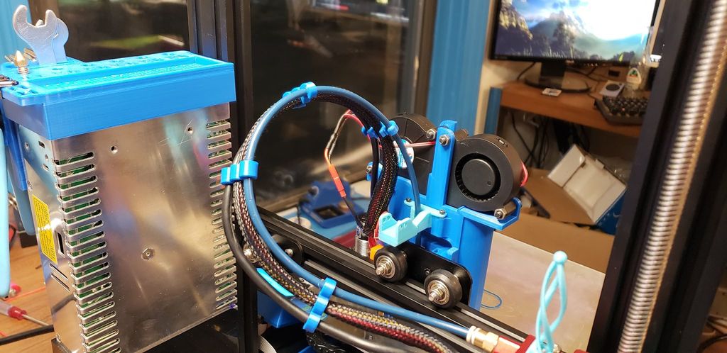 Clips para cables y tubos Bowden de Creality: para las series Ender 3 y CR-10