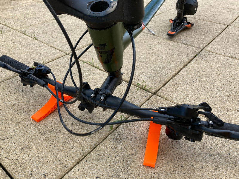 Soporte de reparación de bicicletas para manillar