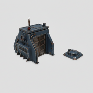 Entradas de búnker para juegos de mesa y terreno grimdark