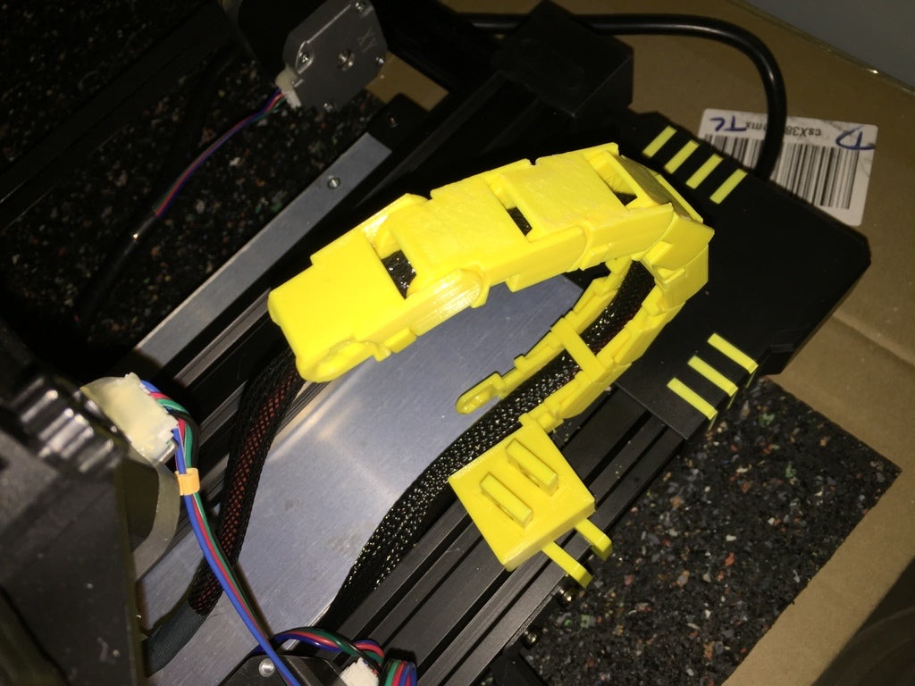 Clip-on para el cableado de la cama de impresión Anycubic Chiron, remake.
