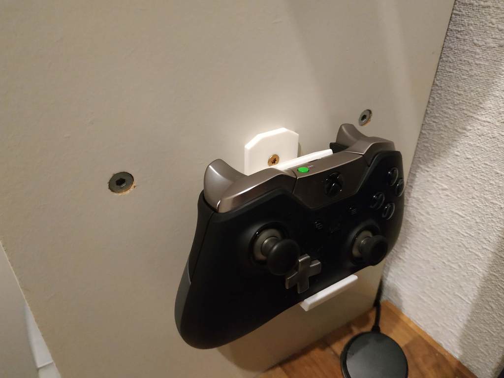 Montaje en pared para el controlador de Xbox One con agujero de tornillo