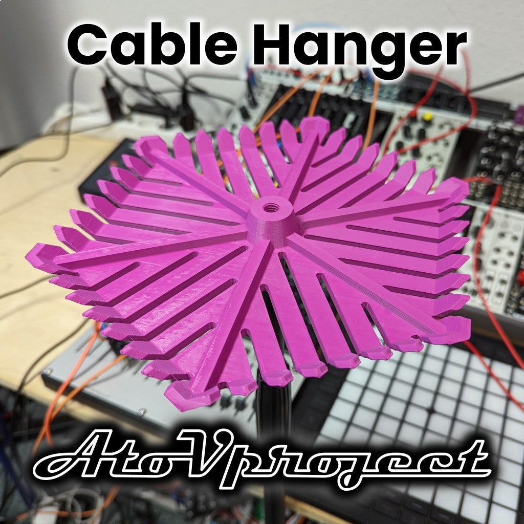 Soporte de micrófono Eurorack para cable