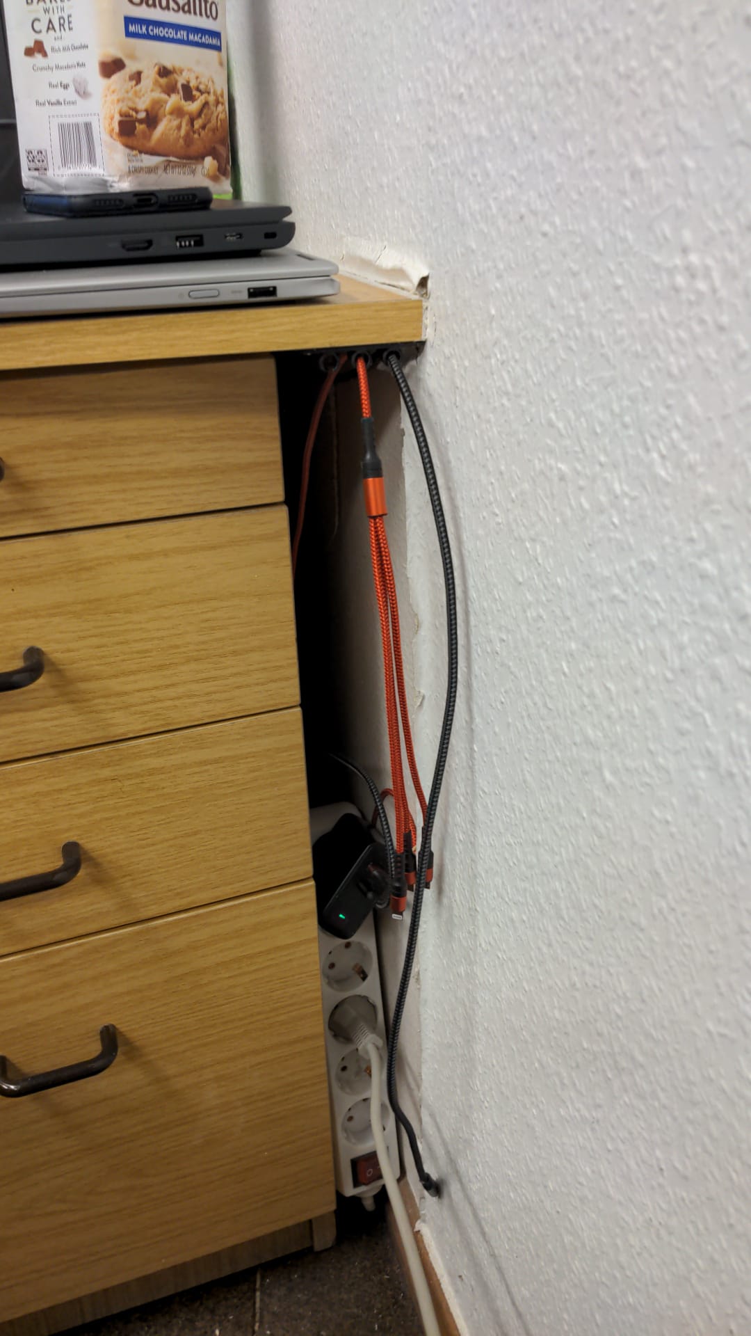 Soporte para cable USB