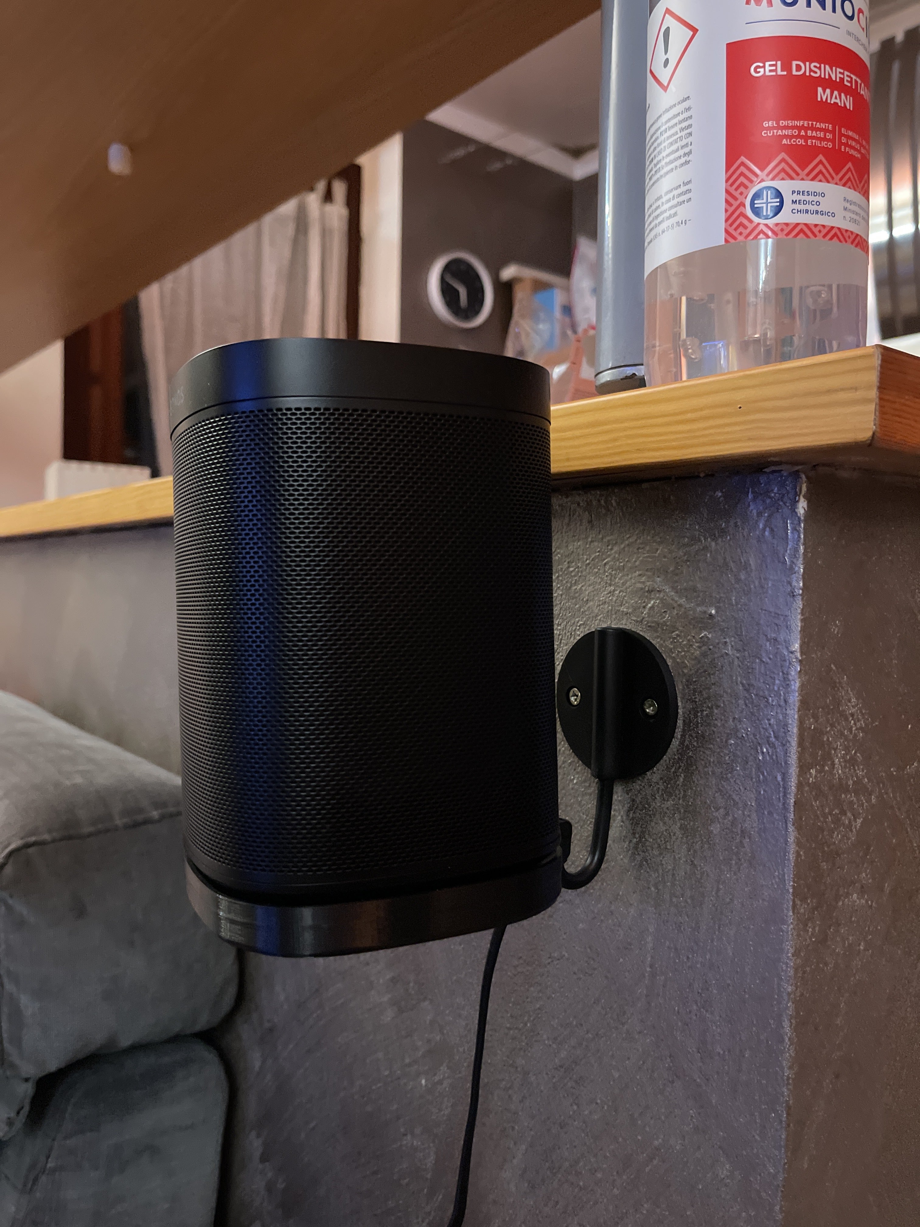 Soporte de pared para Sonos One (2ª generación) con gancho de pared JBL