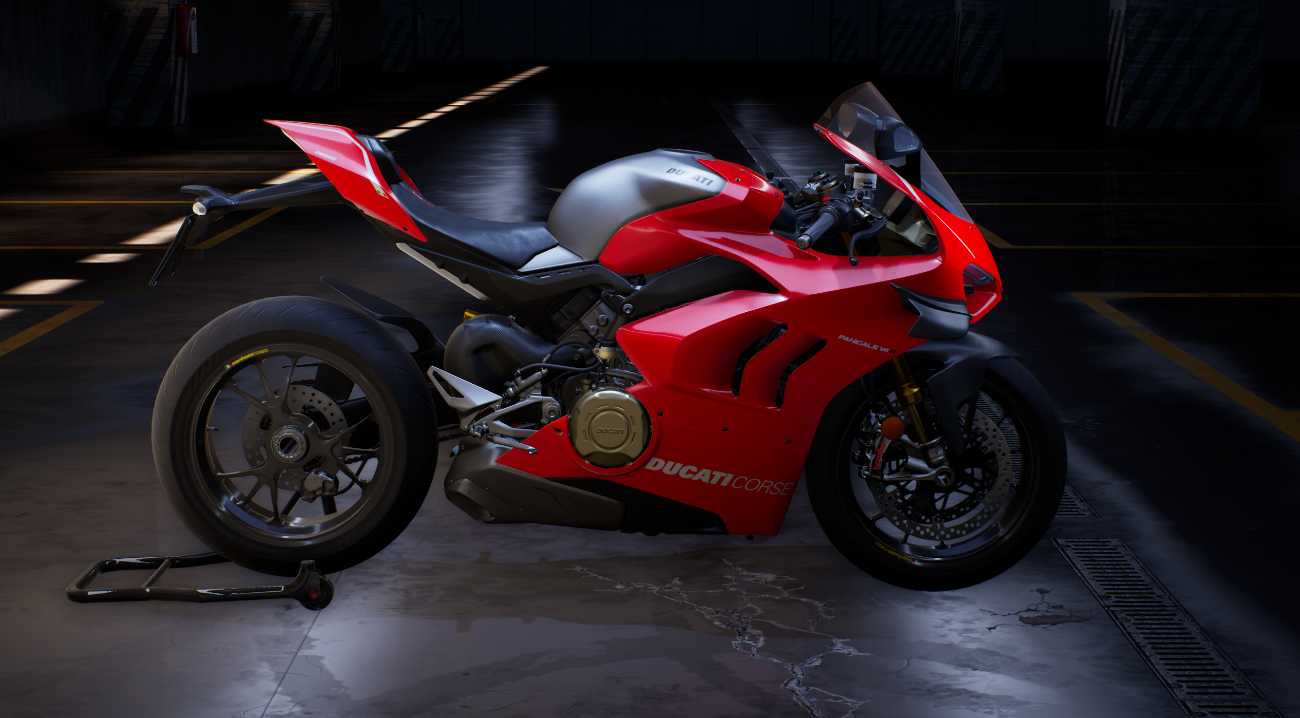 Ducati Panigale V4 R 2019: Modelo 3D detallado