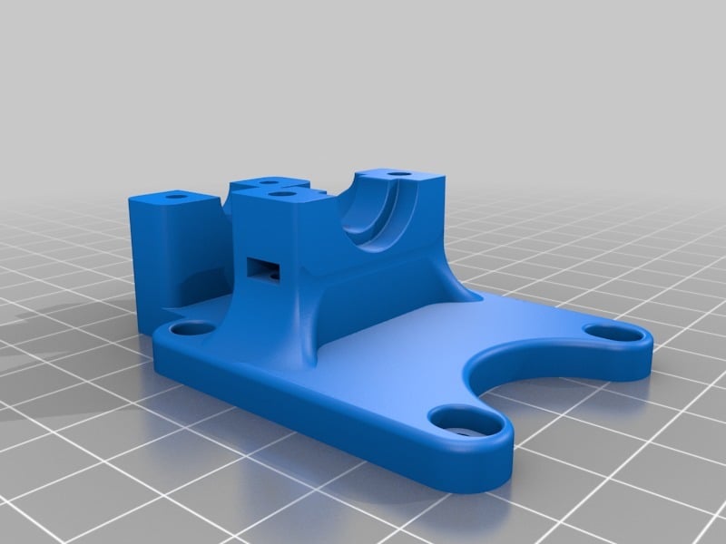 Soporte de actualización para Geeetech A10/A30: Soporte para Hotend E3D V6 y ventilador Dual 5015