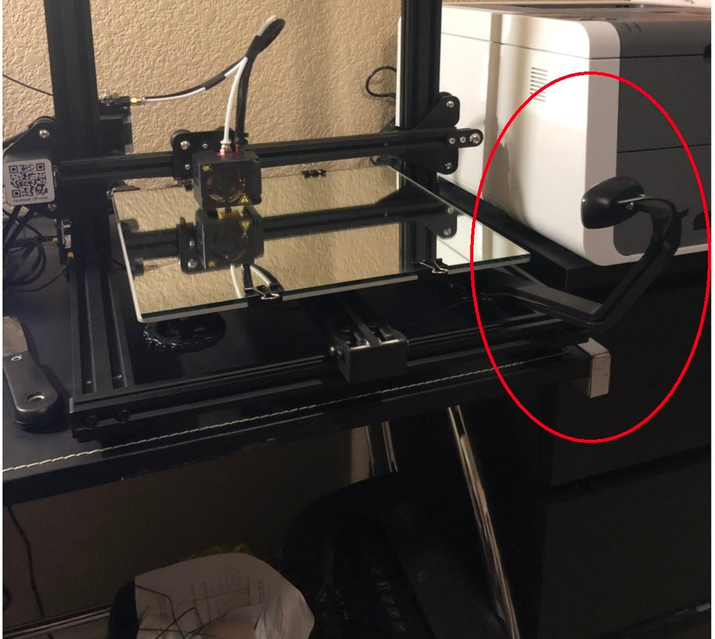 Soporte de cámara web CR-10 para Logitech C270 (BRAZO ALARGADO)