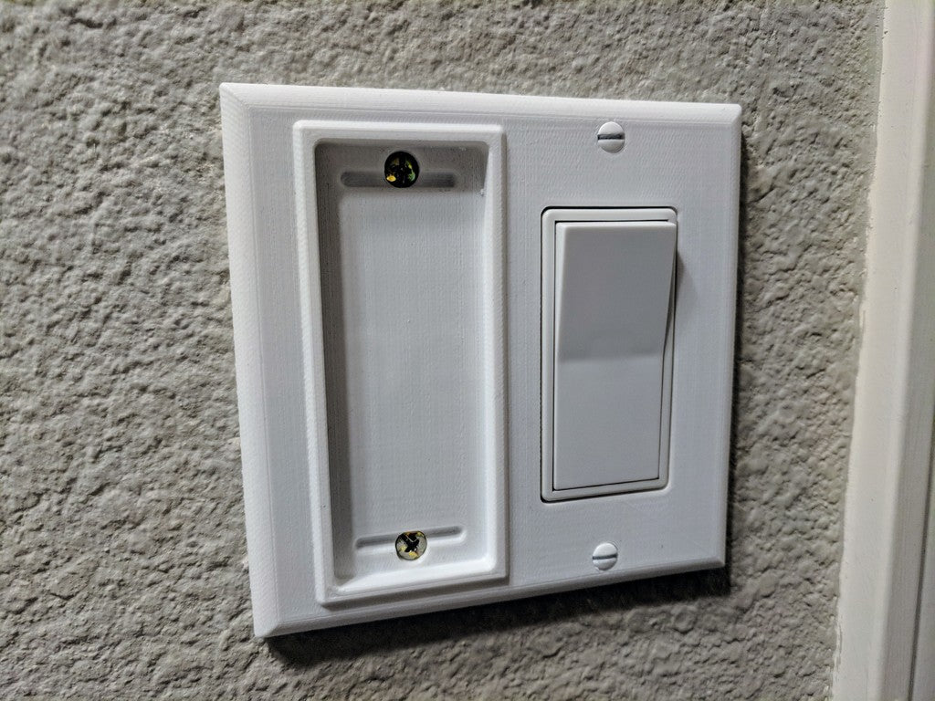 Placa de interruptor de pared doble para mando a distancia Philips Hue
