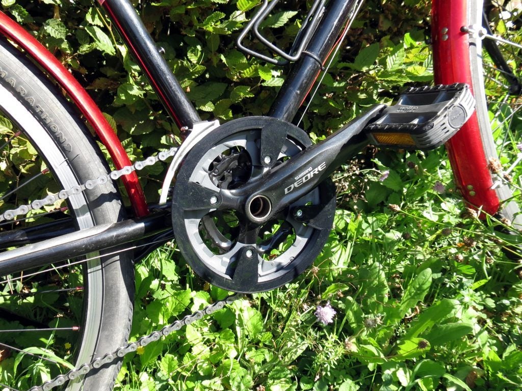 Protector de cadena de bicicleta totalmente paramétrico para Shimano FC-M591