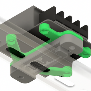 Soporte de convertidor Tobsun 5V DC para carril DIN