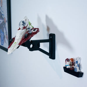 Soporte de pared para el Starfighter de Obi-Wan de Star Wars 75333