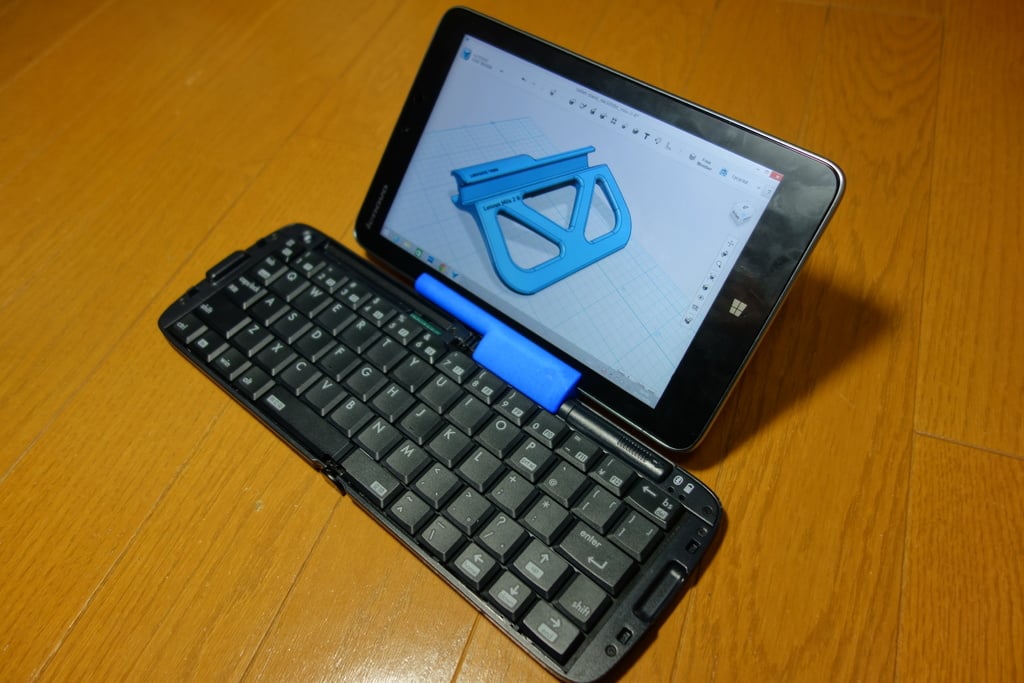 Soporte para tableta para teclado plegable RBK-3000BT y Lenovo Miix 2 8/iPad mini Retina