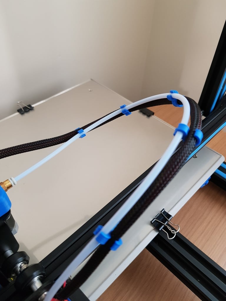 Soporte para cable para cables Bowden y extrusores CR10