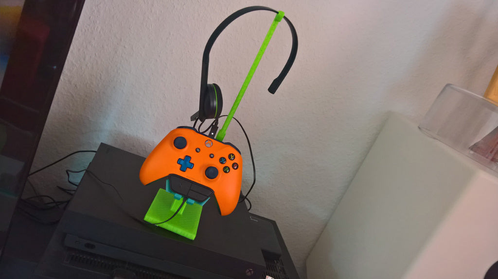 Soporte para controlador de Xbox One con auriculares
