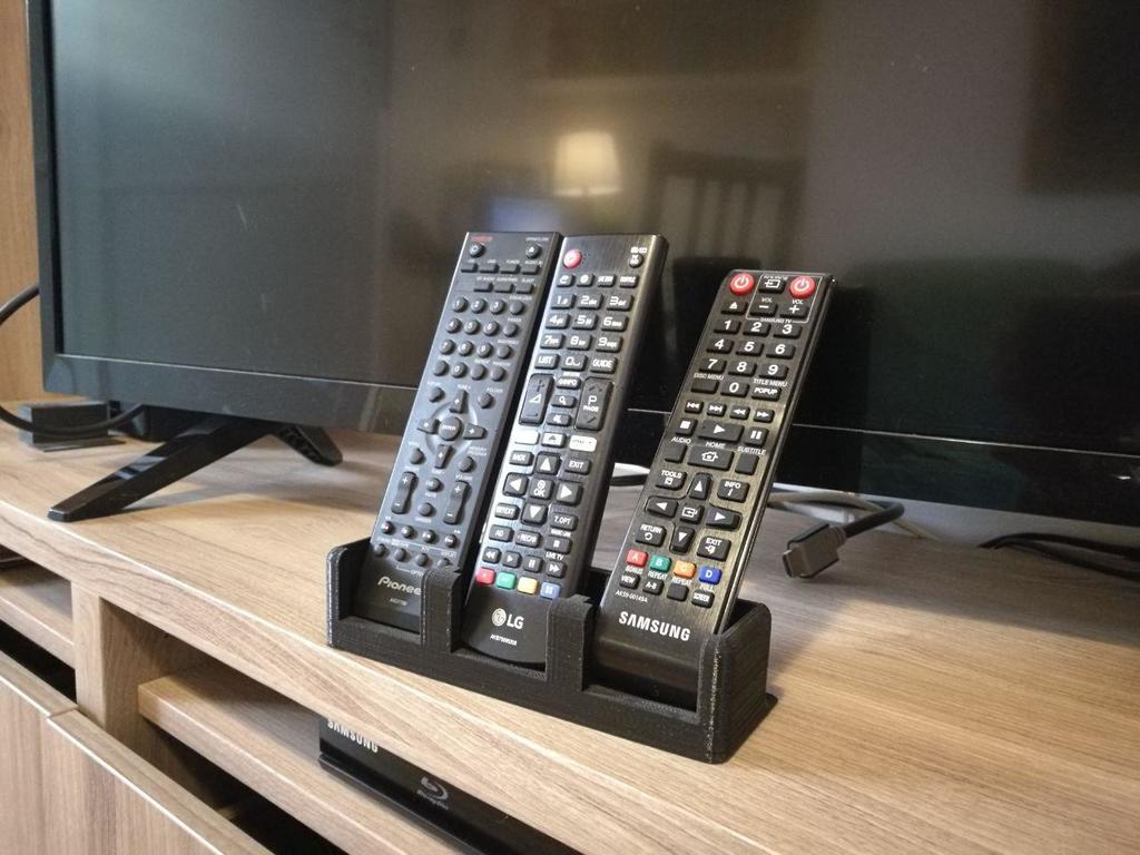 Soporte de control remoto elegante y universal para TV