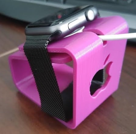 Soporte sencillo para el cargador del Apple Watch