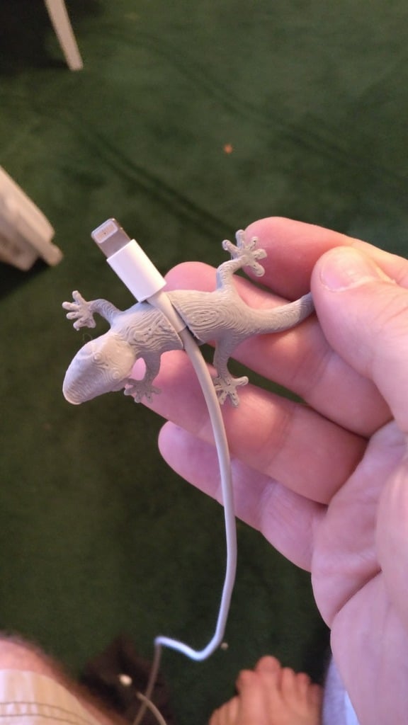 Soporte de Cable Gecko - Soporte Práctico para Cables en Diseño de Gecko