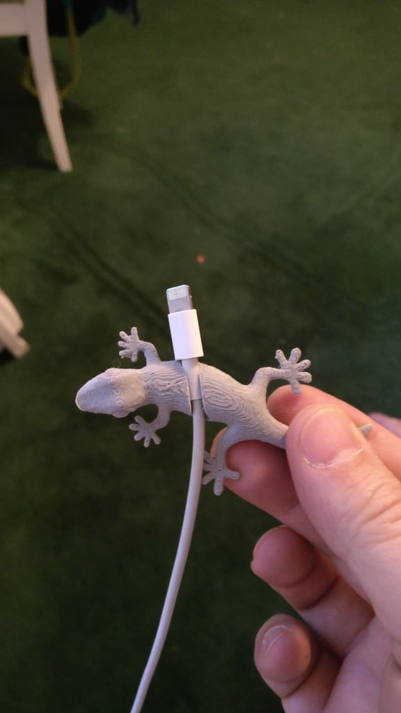 Soporte de Cable Gecko - Soporte Práctico para Cables en Diseño de Gecko