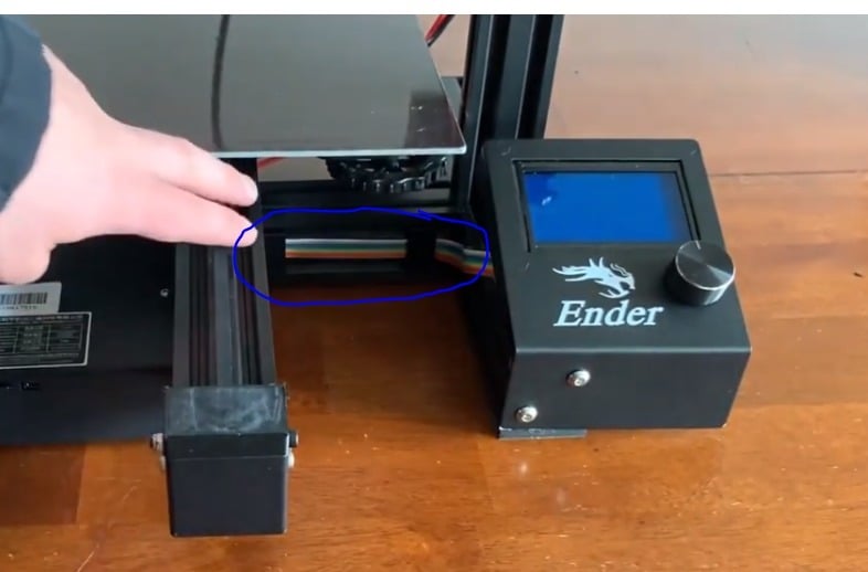 Clips de cable plano para impresora 3D Ender 3 Pro