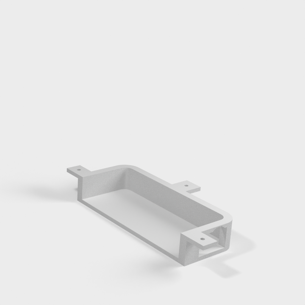 Montaje debajo del escritorio para mini concentrador USB de 4 puertos de AmazonBasics