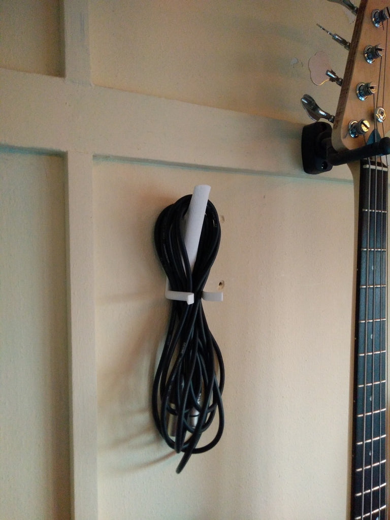 Ganchos para cables de música - Organización de cables de música