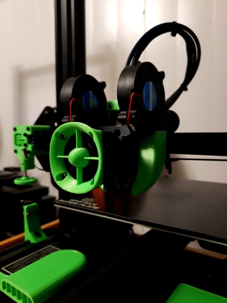 Soporte de actualización para Geeetech A10/A30: Soporte para Hotend E3D V6 y ventilador Dual 5015