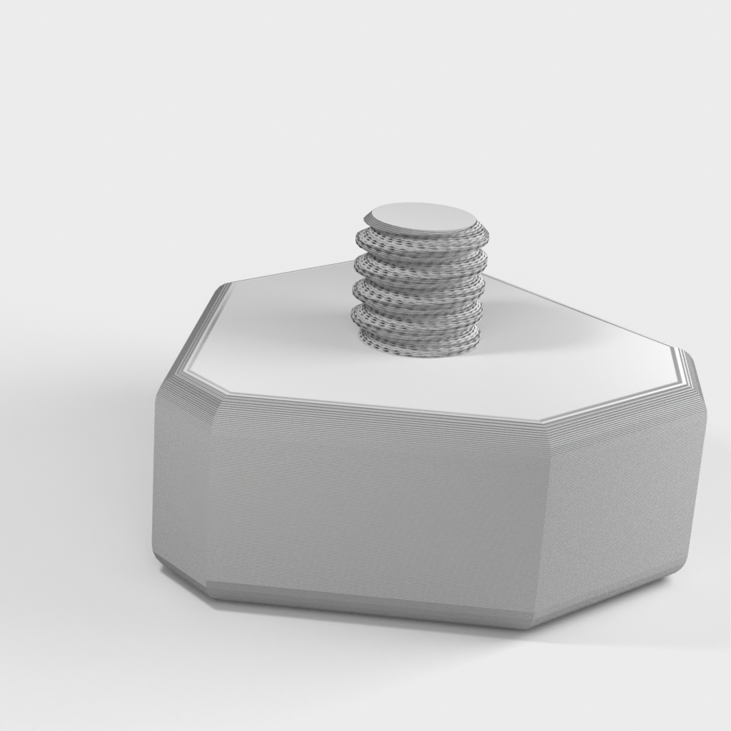 Mini trípode con patas imprimibles para cámaras pequeñas