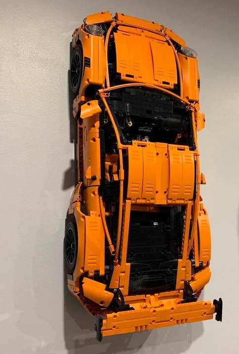 Soporte de pared para Lego Porsche GT3 RS 42056