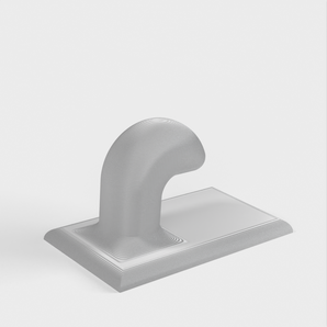 Gancho de pared paramétrico para fundas de guitarra