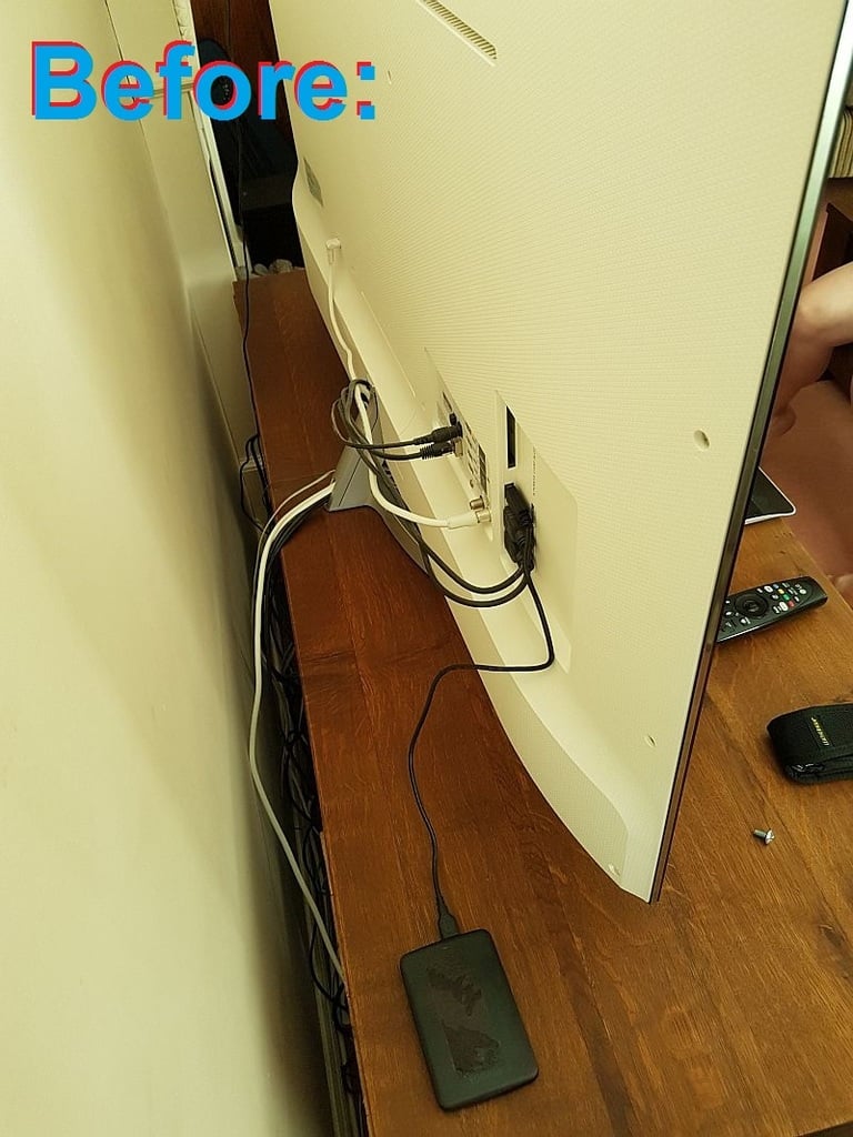 Soporte para disco duro para TV con soporte VESA