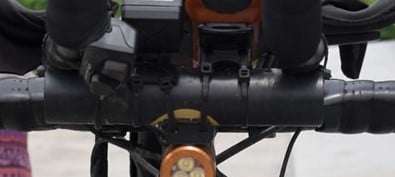 Adaptador de mango accesorio Aerobar para luz de bicicleta y soporte Garmin