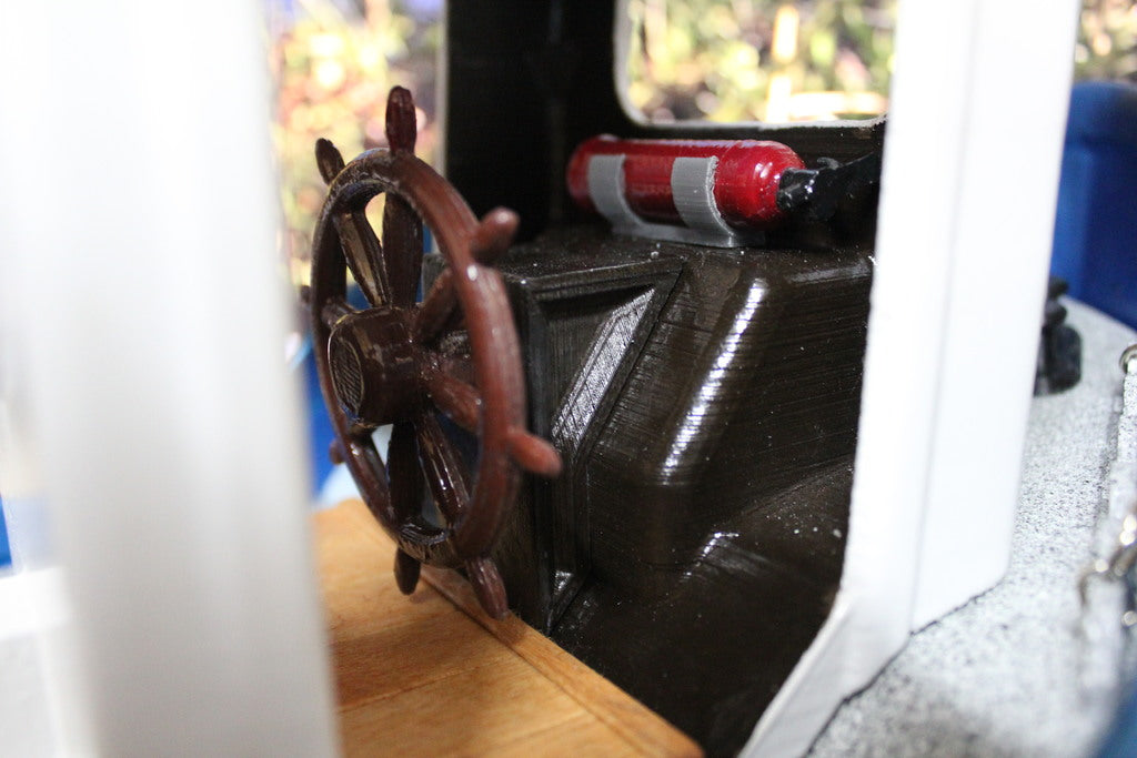 Modificación de servo Rc Benchy para el timón del barco