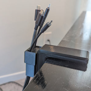 Organizador de cables de 4 mm para abrazadera de escritorio (modular)
