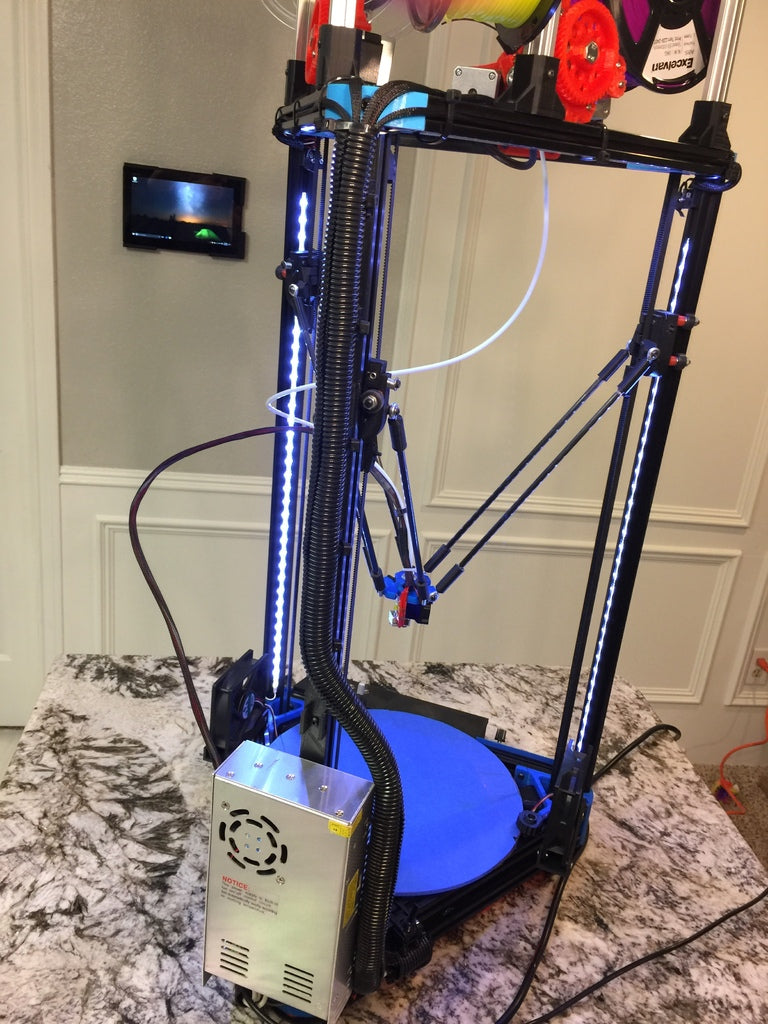 Kossel XL 2020 Soporte de abrazadera de bridas para gestión de cables