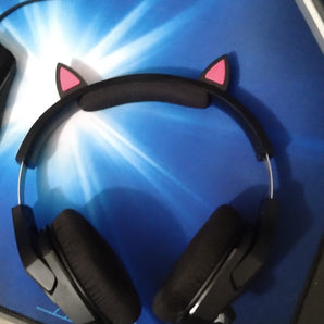 Divertidas orejas de gato para auriculares HyperX Cloud Stinger Core Gaming