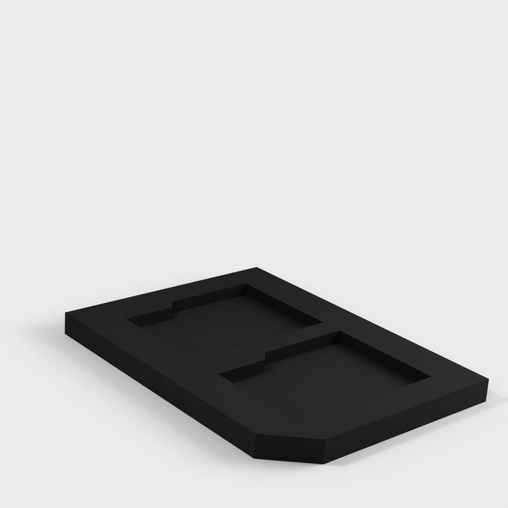 Adaptador de caja de tarjeta MicroSD a SD