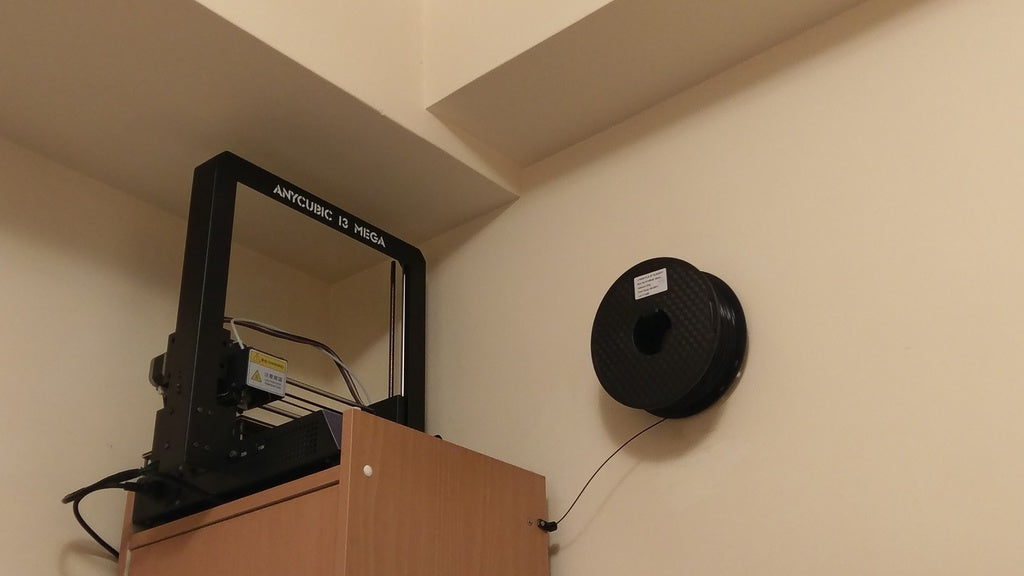 Soporte de pared para filamentos y auriculares