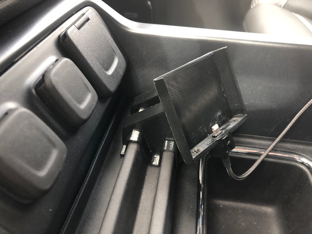 Soporte para iPhone para GMC Sierra/Chevrolet Silverado (2014-2018) con consola central