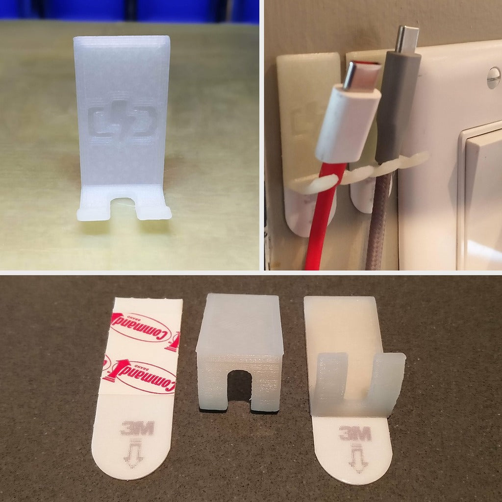Clip de pared para cable móvil