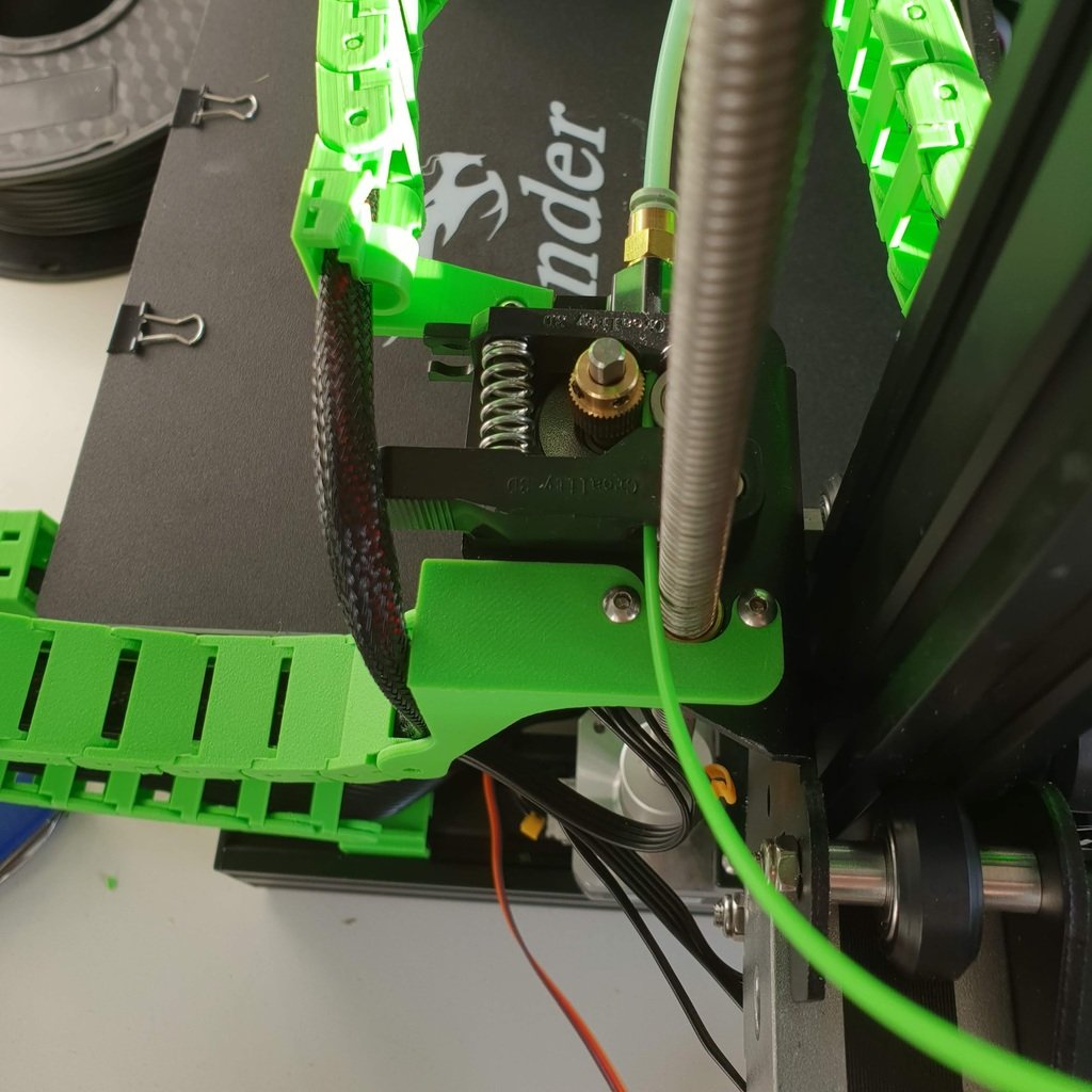 Cadena de cables Ender 3 Soporte electrónico para eje X